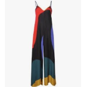 ISO Mara Hoffman Carly Jumpsuit Purple Multi